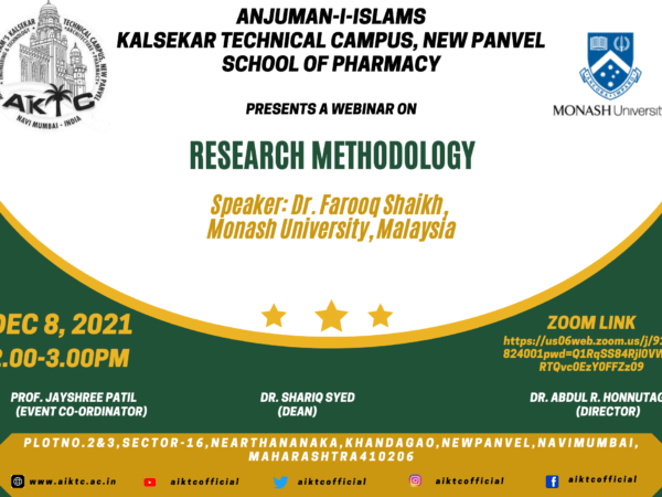 ANJUMAN-I-ISLAMS KALSEKAR TECHNICAL CAMPUS, NEW PANVEL SCHOOL OF PHARMACY (2)