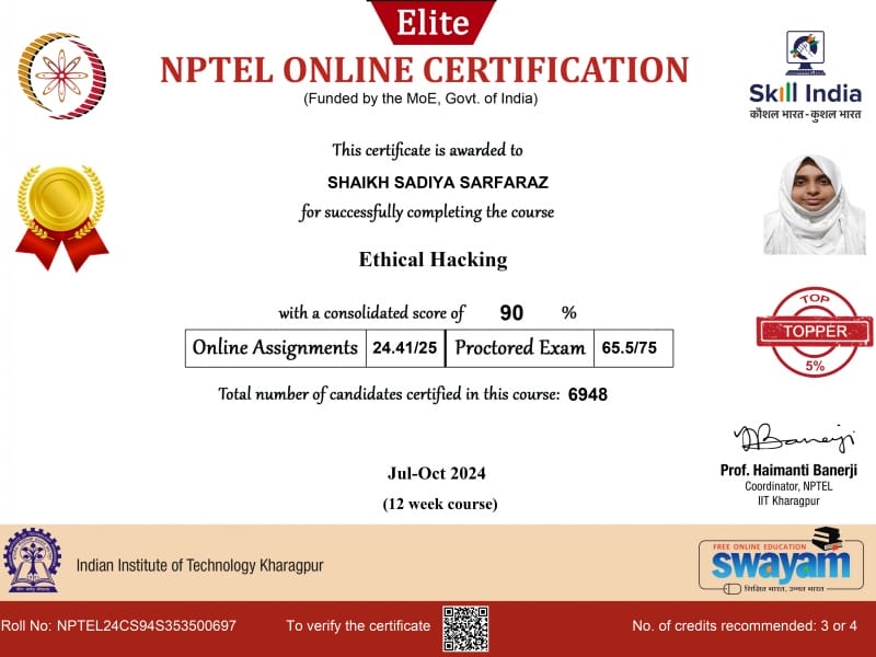 NPTEL Certificates - 09