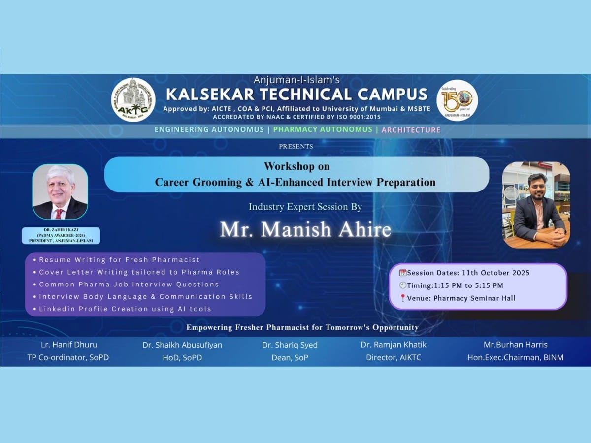 Workshop on Career Grooming