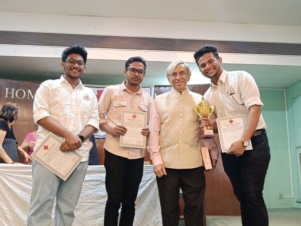 AIKTC Honored by Indian Red Cross Society AIKTC Honored by Indian Red Cross Society